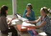 working group of three women