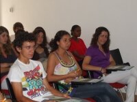 Students attend a new training programme