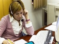 Women doing telework