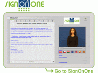 Photo of screen SignOnOne Internet Portal 