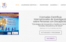 Pagina web del evento Jornadas Científicas Internacionales de Investigación sobr