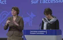 Marianne Thyssen presenting the European Accessibility Act