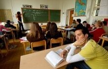 classroom with pupils