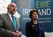 Education Minister Ruairi Quinn TD with Commissioner Vassiliou