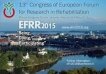 logo 13th Congress of European Forum for Research in Rehabilitation