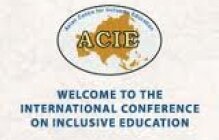 Logo International Conference on Inclusive Education: “Meeting Challenges of Inc